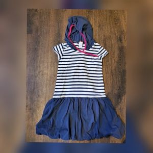 Girls tea dress with hood